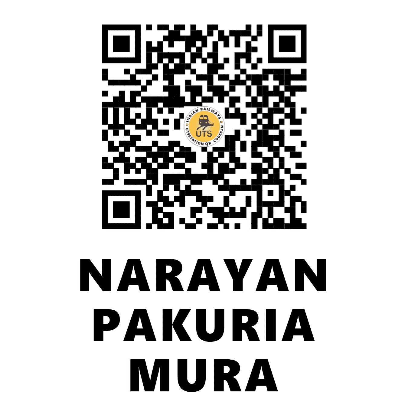 UTS QR Code for NARAYAN PAKURIA MURA - NPMR - SE (WEST BENGAL)
